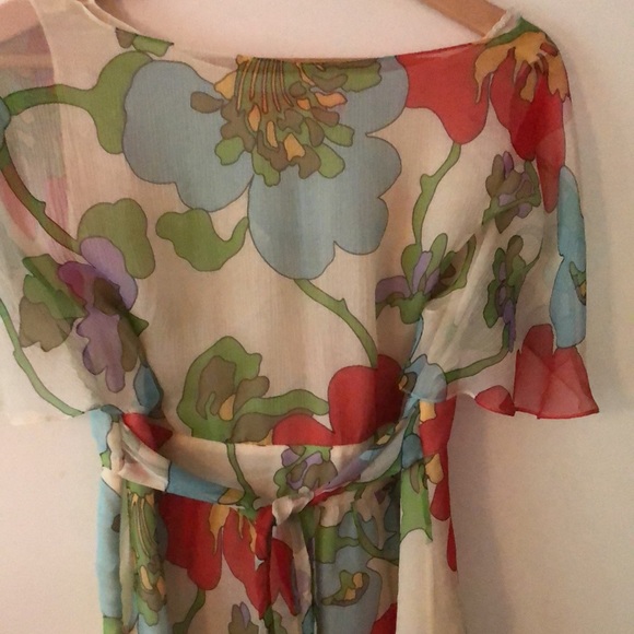 Cynthia Steffe silk floral top - Picture 5 of 8